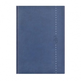 Naptár, tervező, A5, napi, TOPTIMER "Linea", kék