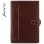 Kalendárium, gyűrűs, betétlapokkal, personal méret, FILOFAX, "Holborn", barna